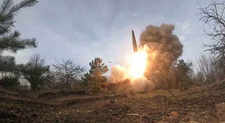 الجيش الروسي اعلن قصف مستودع ذخيرة للقوات الأوكرانية بصواريخ "إسكندر"