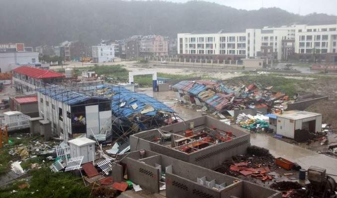 13 قتيلا و16 مفقوداً نتيجة مرور الإعصار ليكيما في الصين