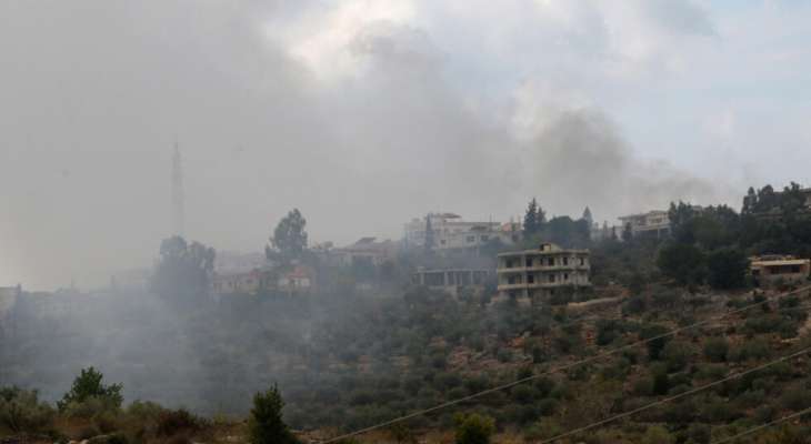 النشرة: قصف مدفعي اسرائيلي استهدف بلدة يارون بالقرب من مكان التشييع دون تسجيل اصابات