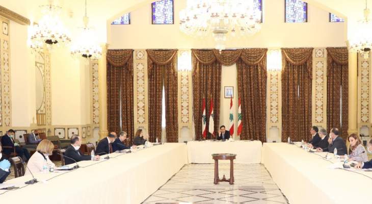دياب يترأس اجتماع اللجنة الوزارية لوضع آلية جديدة للتعيينات الإدارية
