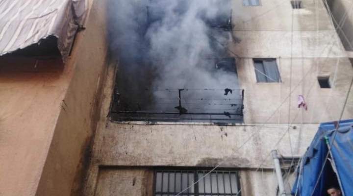 إخماد حريق أعشاب في حارة صخر وآخر شب داخل شقة سكنية في برج البراجنة