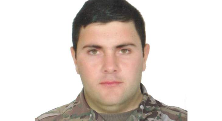 قيادة الجيش نعت الرقيب حسن صادق الذي استُشْهد جرّاء الانفجار في مرفأ بيروت