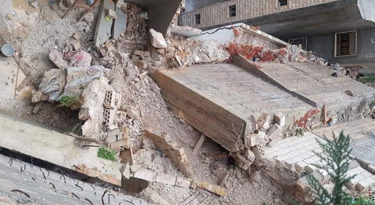   نجاة مواطن في قرصيتا ـ الضنية بعد انهيار جدار دعم على سيارته