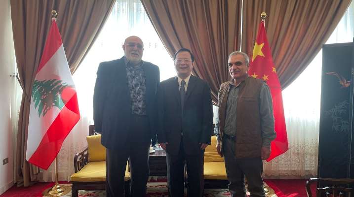 سفير الصين التقى مصطفى حمدان: نرفض الاستهداف المتعمّد للمدنيين الأبرياء في غزة
