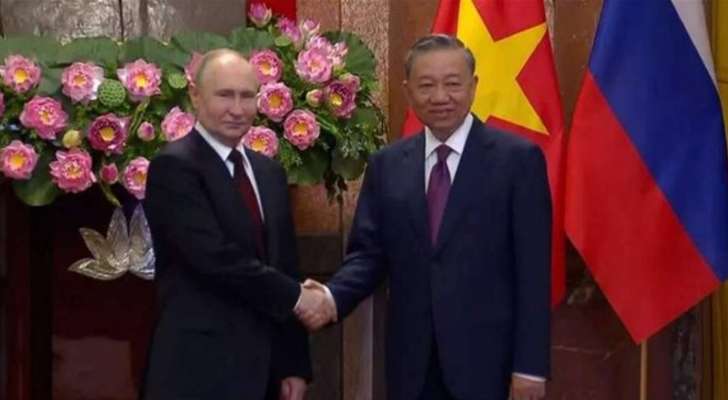 بوتين من هانوي: تعزيز الشراكة الاستراتيجية الشاملة مع فيتنام من بين أولويات روسيا
