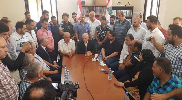 ريفي: تحية للجيش اللبناني البطل في حربه ضد الإرهاب