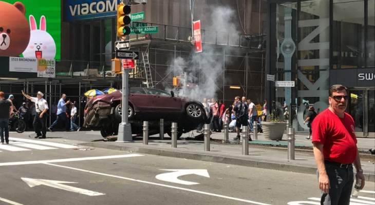 رويترز: القبض على سائق السيارة التي دهست المارة في نيويورك