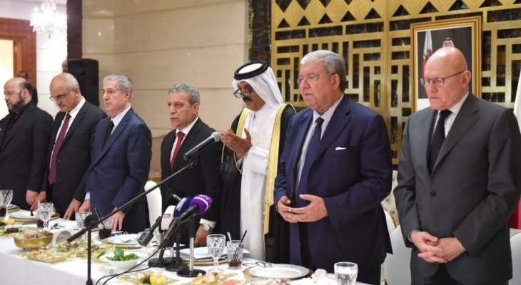 سفير قطر أقام حفل افطار في مبنى السفارة: لبنان رسالة ونموذج للتعايش قل نظيره
