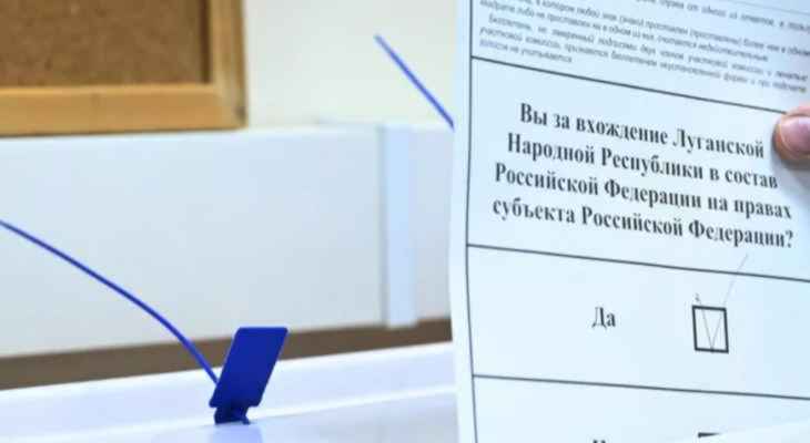 نسبة التصويت في دونيتسك بلغت أكثر من 86% في نهاية اليوم الرابع لاستفتاءات الانضمام لروسيا