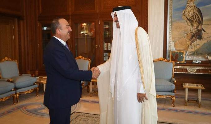 جاويش أوغلو شكر قطر على دعمها للعملية العسكرية التركية في شمال سوريا