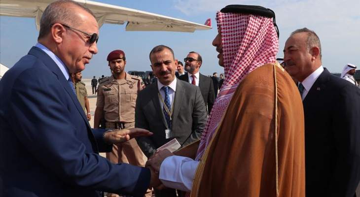 اردوغان وصل إلى العاصمة القطرية الدوحة في زيارة عمل تستغرق يوما واحدا
