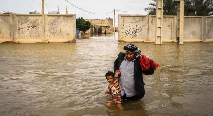 مليونا ايراني يحتاجون الى مساعدة انسانية جراء تضررهم من الفيضانات