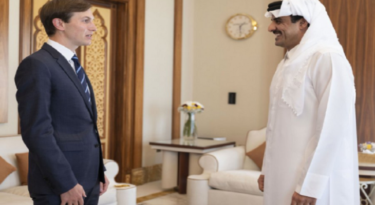 أمير قطر يلتقي مستشار الرئيس الأميركي جاريد كوشنر في الدوحة