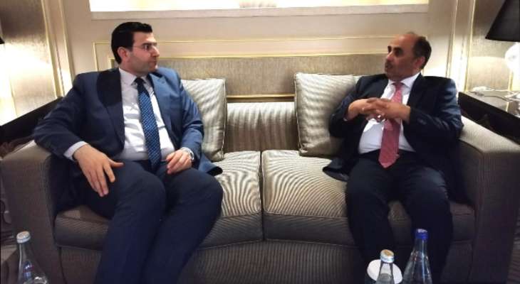 وزير الزراعة التقى رئيس الوفد الكويتي باجتماعات المجلس التنفيذي للمركز العربي لدراسات المناطق الجافة