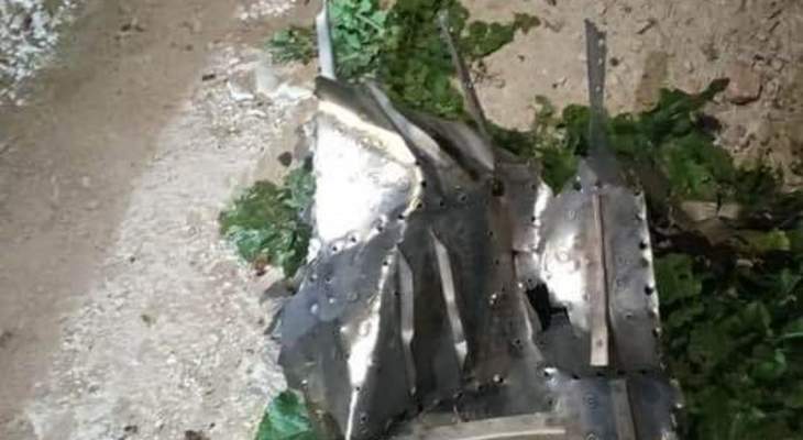 النشرة: سقوط صاروخ للدفاع الجوي السوري في بلدة حولا 