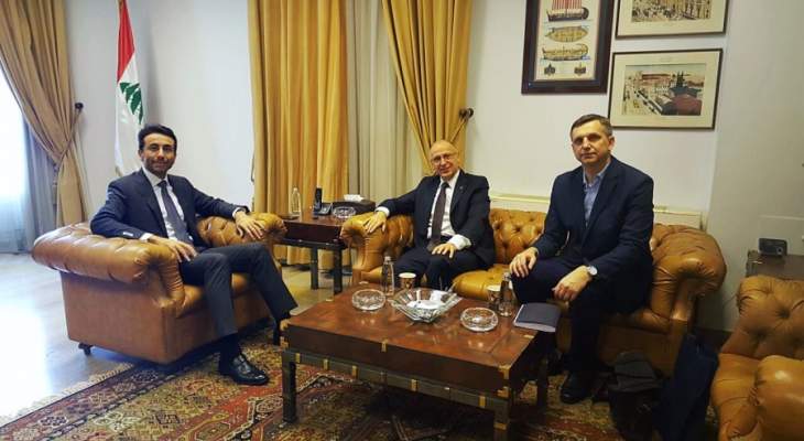 شبيب التقى السفير الاوكراني وبحث تطويرالعلاقات الثنائية بين بيروت وكييف 