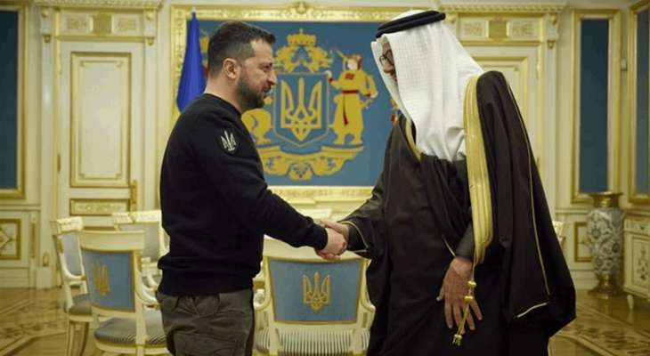 زيلينسكي التقى الزياني وبحثا مشاركة البحرين بإعادة إعمار أوكرانيا