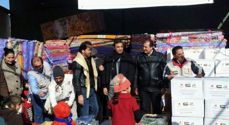 مؤسسة خليفة بن زايد ستوزع مساعدات على 1000 أسرة سورية في طرابلس