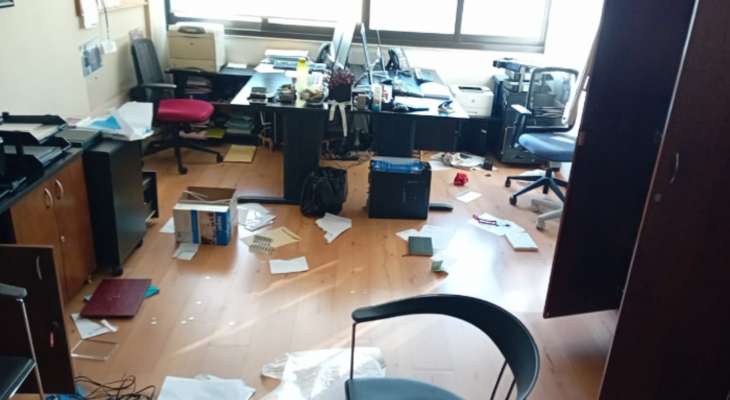 مجهولون سطوا على مقر معهد باسل فليحان في كورنيش النهر فجرًا وسرقوا أموالًا وأجهزة إلكترونية