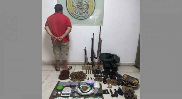 الجيش: توقيف مروج للمخدرات وضبط كمية من الأسلحة والذخائر في حراجل ـ كسروان