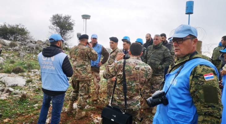 وصول فريق الشؤون الجغرافية في الجيش إلى ميس الجبل لمتابعة الإجراءات الإسرائيلية