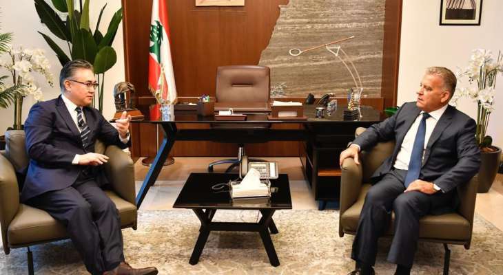 اللواء ابراهيم للسفير الياباني في العراق: لا خوف من الحرب الشاملة في جنوب لبنان