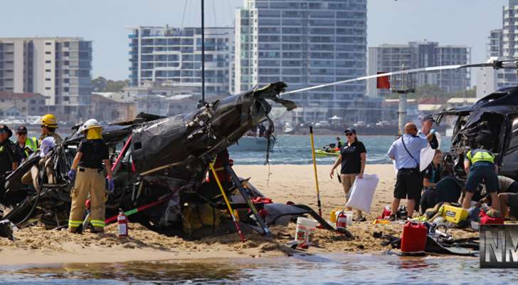 سقوط جرحى نتيجة اصطدام مروحيتين فوق شاطئ أسترالي