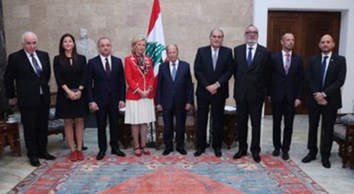 الرئيس عون: لبنان بلد محب للسلام ولا يعارض الانضمام الى معاهدة "اوتاوا" لحظر الالغام ضد الافراد