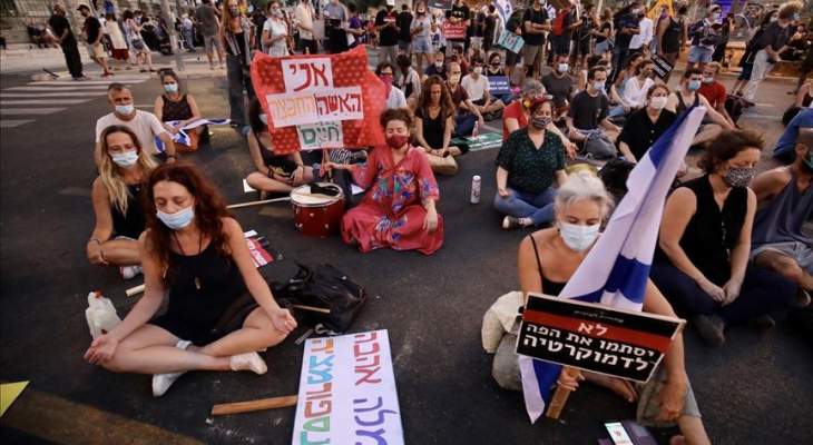 الشرطة الإسرائيلية تعتقل 55 شخصا باحتجاجات طالبت باستقالة نتانياهو