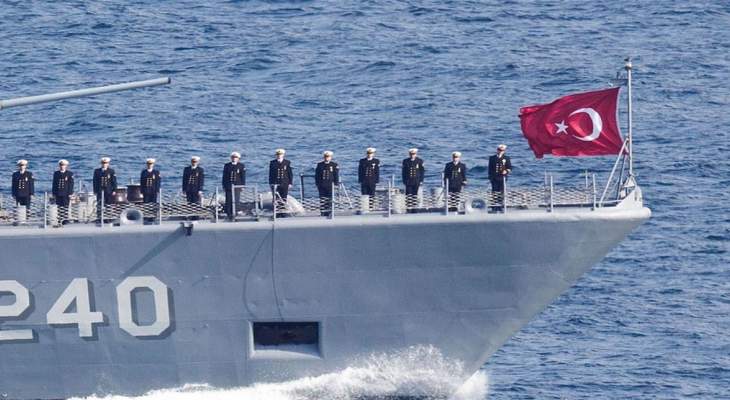 الدفاع التركية تعلن بدء مناورات مع قوات السلام بقبرص الشمالية في البحر المتوسط