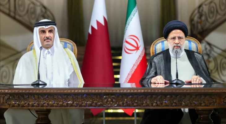 رئيس إيران لأمير قطر: توجيه اتهامات لطهران خلال مرحلة المحادقات النووية هو استهداف لعملية التفاوض