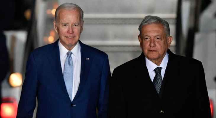 بايدن وصل إلى المكسيك في أول زيارة رسمية له لحضور قمة لقادة أميركا الشمالية