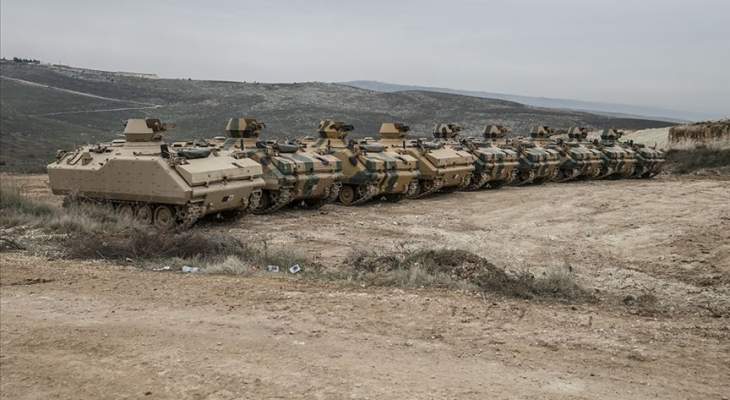 الجيش التركي أرسل تعزيزات عسكرية جديدة إلى نقاط المراقبة بإدلب السورية