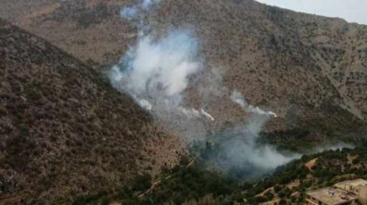 "المنار": المدفعية الإسرائيلية تقصف وادي شبعا بالقذائف الفوسفورية