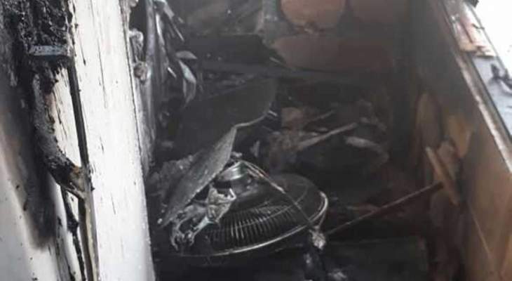 النشرة: اخماد حريق منزل في عبرا شرق صيدا وحريق آخر في صيدا