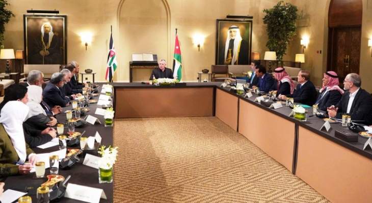 ملك الأردن: بلادنا لن تقبل بأي ضغط بسبب مواقفها من القضية الفلسطينية والقدس