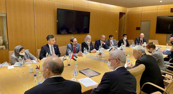 رئيس لجنة شؤون الدفاع بالمجلس الوطني الإماراتي بحث مع وزير خارجية إسرائيل بتعزيز علاقات التعاون