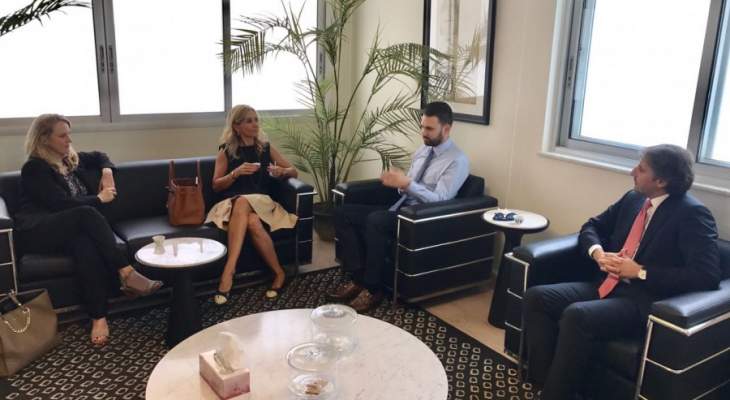 تيمور جنبلاط التقى سفيرة سويسرا وسفيرة لبنان في الاردن 