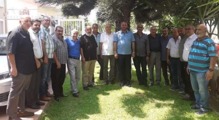 لقاء أخوي لبناني فلسطيني في بلدية المية ومية 