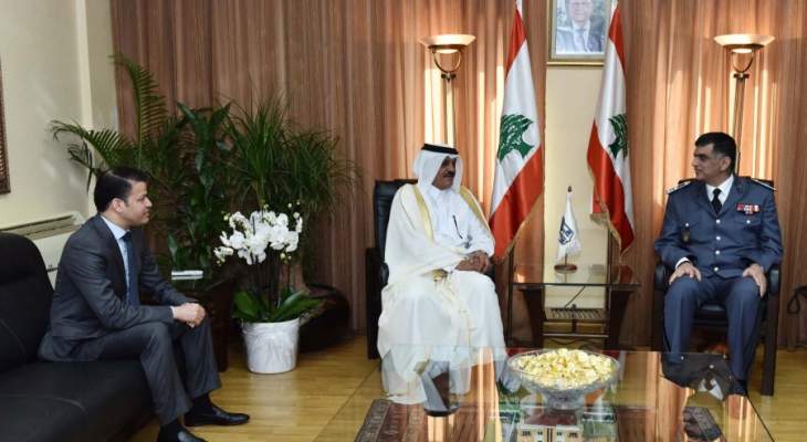 اللواء عثمان بحث مع سفير قطر سبل تفعيل التعاون والتنسيق بين البلدين