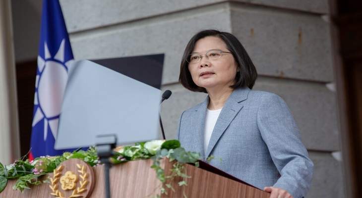 رئيسة تايوان: على الصين أن تجد طريقة للعيش بسلام جنبًا إلى جنب مع تايوان 