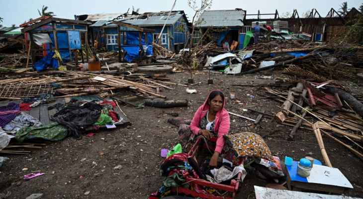 ارتفاع حصيلة ضحايا الإعصار "موكا" في بورما إلى 145 قتيلا