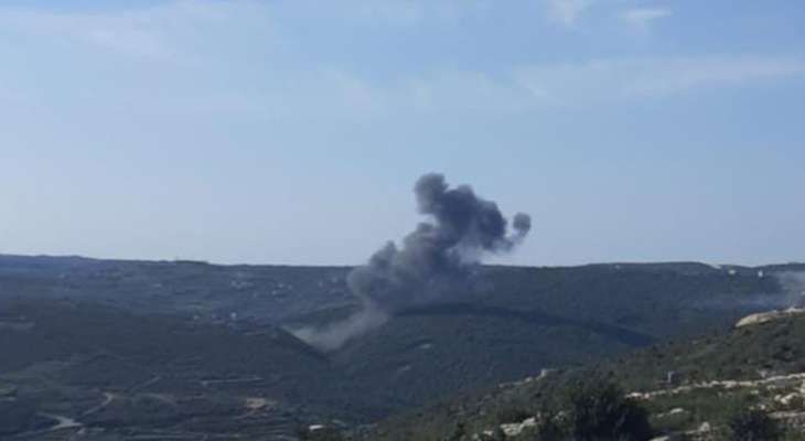 النشرة: الطيران الحربي الاسرائيلي اغار على دفعتين مستهدفا اطراف بلدة بيت ليف
