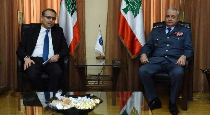 اللواء بصبوص استقبل النجاري ورئيسة الجمعية اللبنانية للوساطة والتوفيق