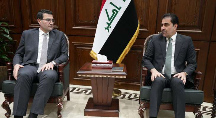 وزير الزراعة بحث مع رئيس مجلس النواب العراقي بالإنابة بالمستجدات الإقليمية وتداعيات العدوان الاسرائيلي