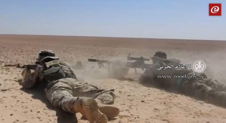 "النشرة" تحصل على مشاهد وصول الجيش السوري الى الحدود العراقية 