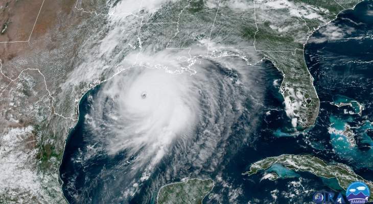 الإعصار &quot;لورا&quot; ضرب سواحل ولاية لويزيانا الأميركية