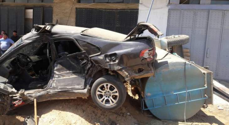 اصابة مواطن بجروح بعد فقدانه السيطرة على سيارته في خراج بلدة الدوسة