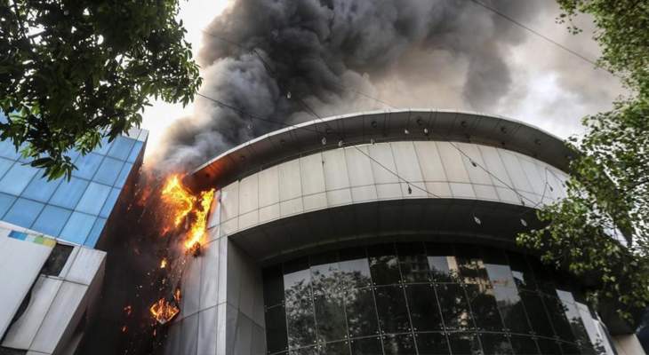مقتل 10 مصابين بـ"كورونا" جراء حريق في مستشفى هندي