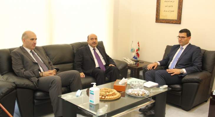 وزير الزراعة اتفق مع السفير الاردني على تعزيز التبادل الزراعي بين لبنان والاردن